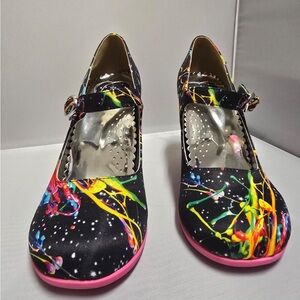 Hot chocolate design Mary Jane platforms